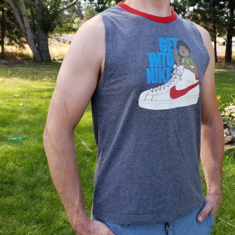RARE Vintage Limited Issue Mens NIKE Tank Top M